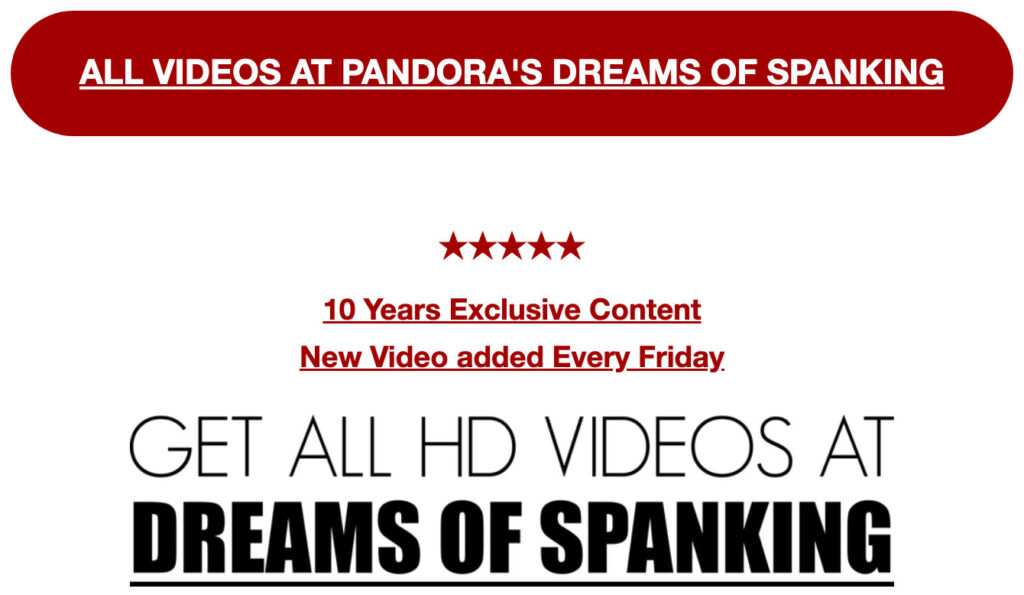 Pandora Blake Dreams of Spanking